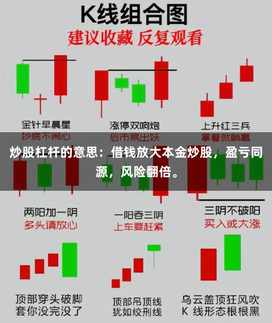 炒股杠杆的意思:借钱放大本金炒股,盈亏同源,风险翻倍。
